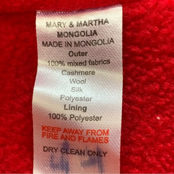 Mary & Martha Mongolia Fair & Ethical Child’s Cashmere Jacket - Picture 9 of 9
